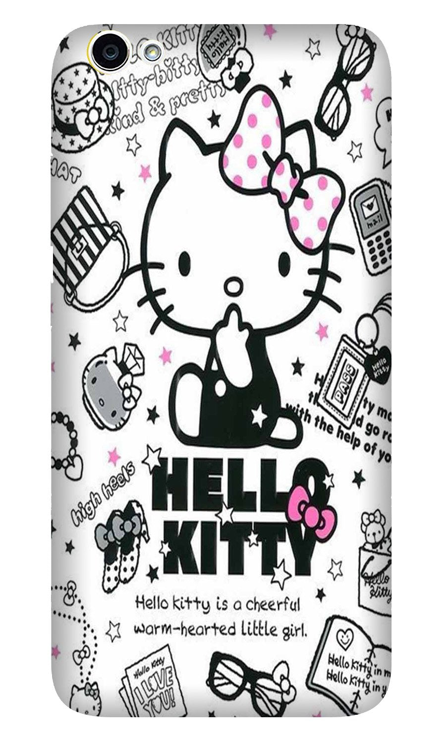 Hello Kitty Mobile Back Case for Vivo Y55/ Y55s (Design - 361) Hello Kitty Mobile Back Case for Vivo Y55/ Y55s (Design - 361)