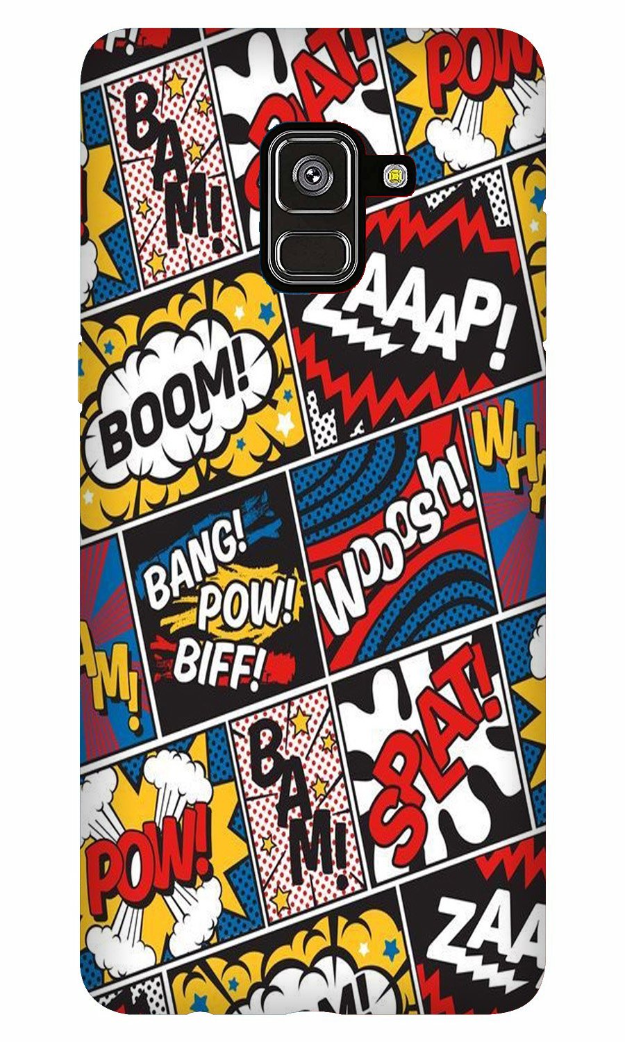 Boom Mobile Back Case for Galaxy A8 Plus (Design - 302) Boom Mobile Back Case for Galaxy A8 Plus (Design - 302)
