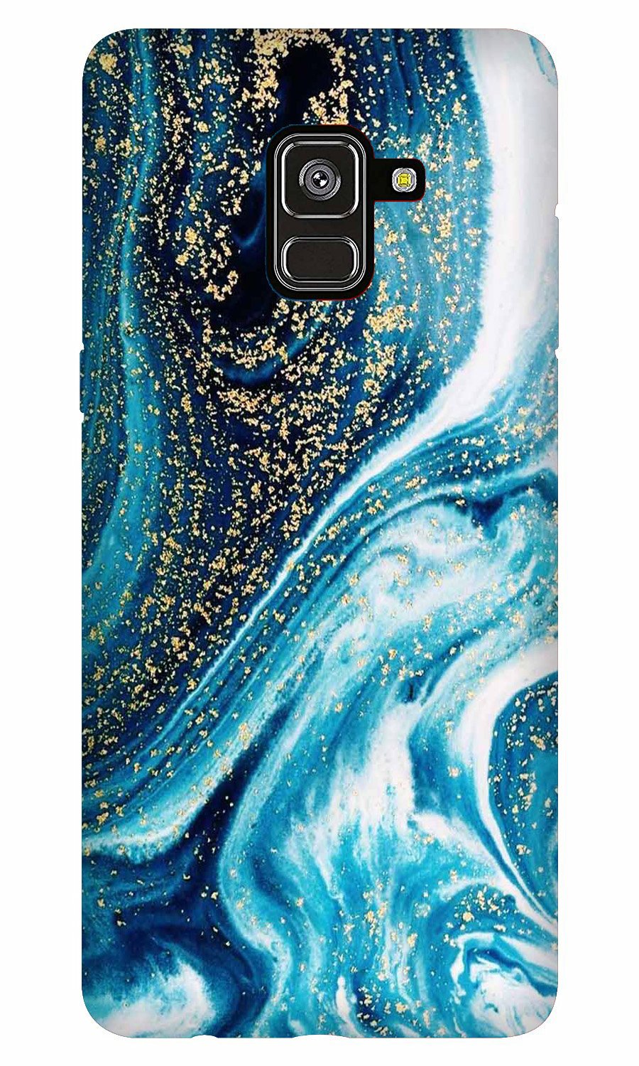 Marble Texture Mobile Back Case for Galaxy A6 (Design - 308) Marble Texture Mobile Back Case for Galaxy A6 (Design - 308)