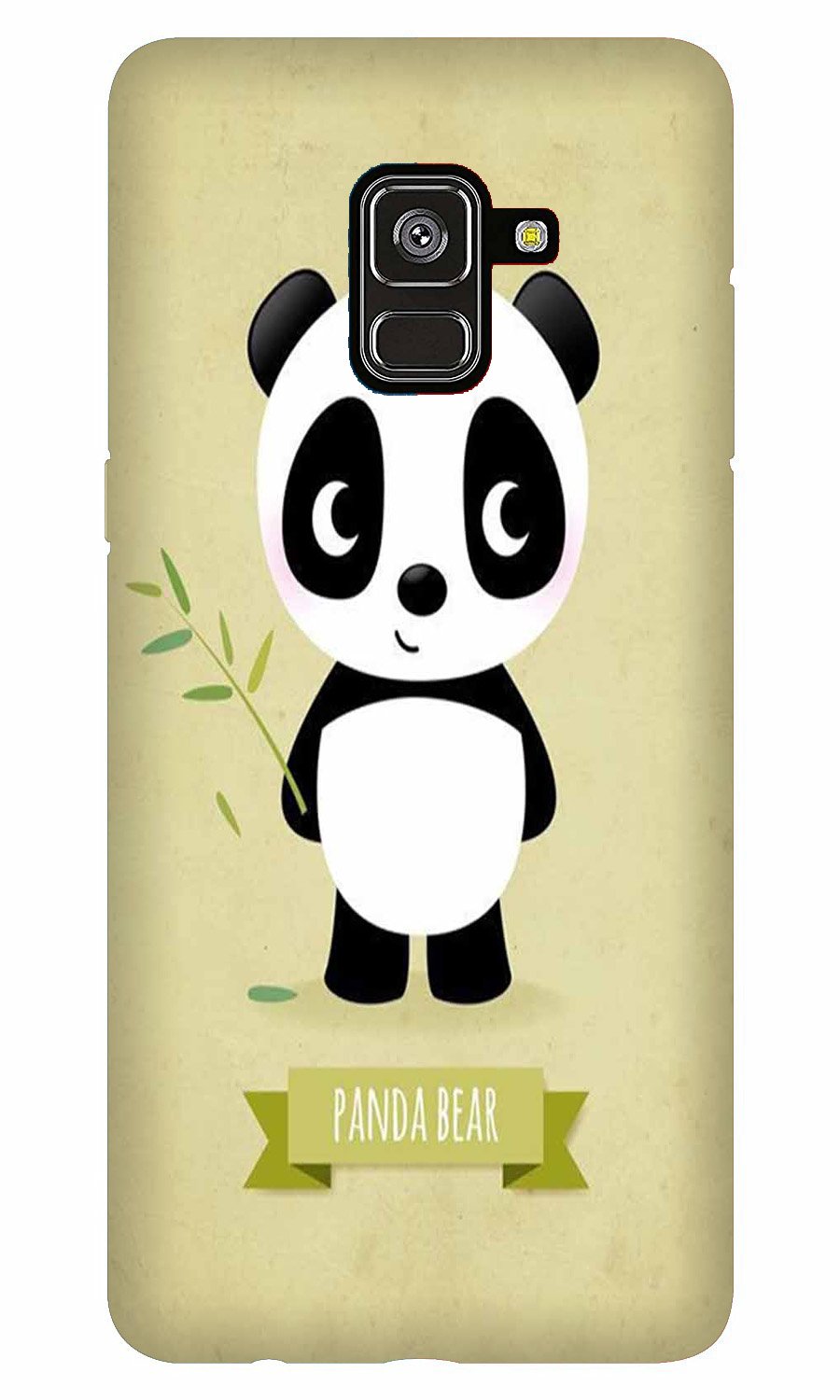 Panda Bear Mobile Back Case for Galaxy A8 Plus (Design - 317) Panda Bear Mobile Back Case for Galaxy A8 Plus (Design - 317)