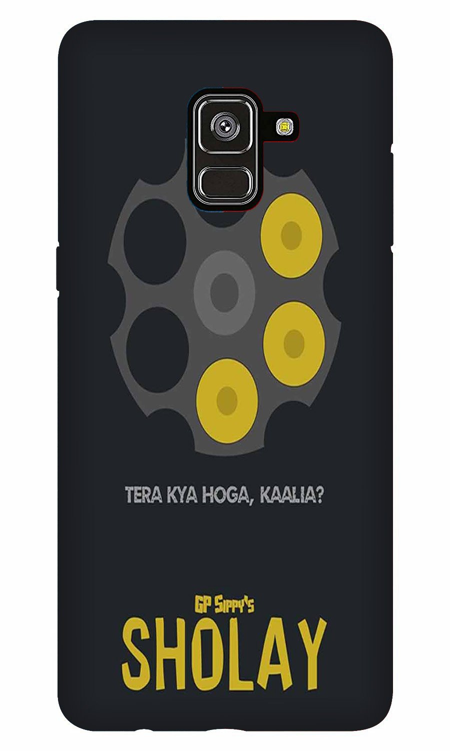Sholay Mobile Back Case for Galaxy A8 Plus (Design - 356) Sholay Mobile Back Case for Galaxy A8 Plus (Design - 356)