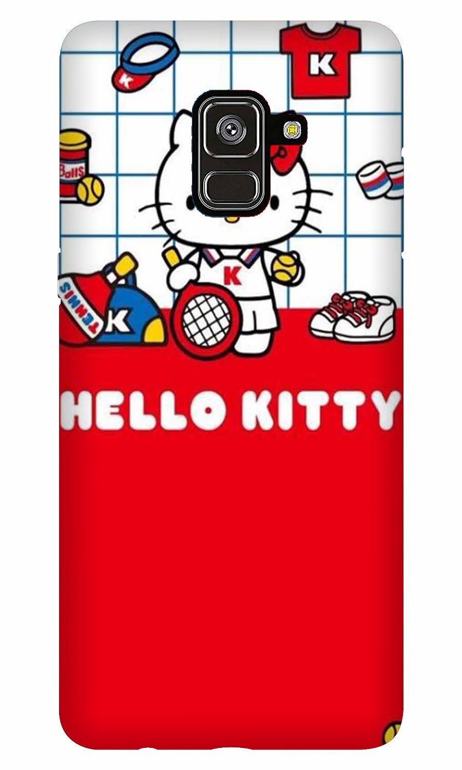 Hello Kitty Mobile Back Case for Galaxy A8 Plus (Design - 363) Hello Kitty Mobile Back Case for Galaxy A8 Plus (Design - 363)
