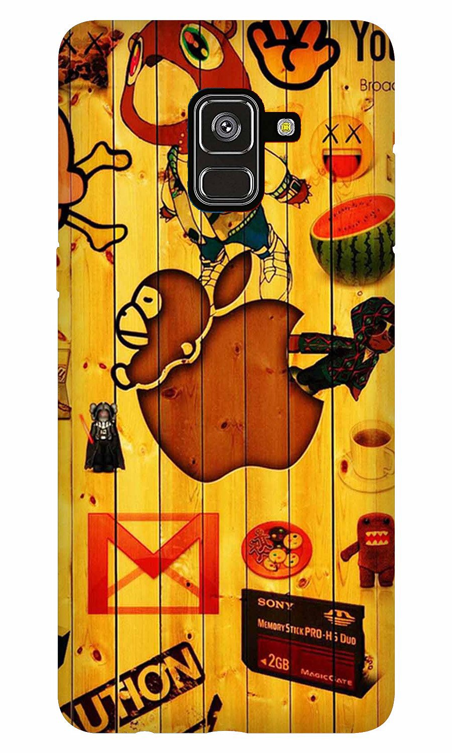 Wooden Texture Mobile Back Case for Galaxy J6 / On6 (Design - 367) Wooden Texture Mobile Back Case for Galaxy J6 / On6 (Design - 367)