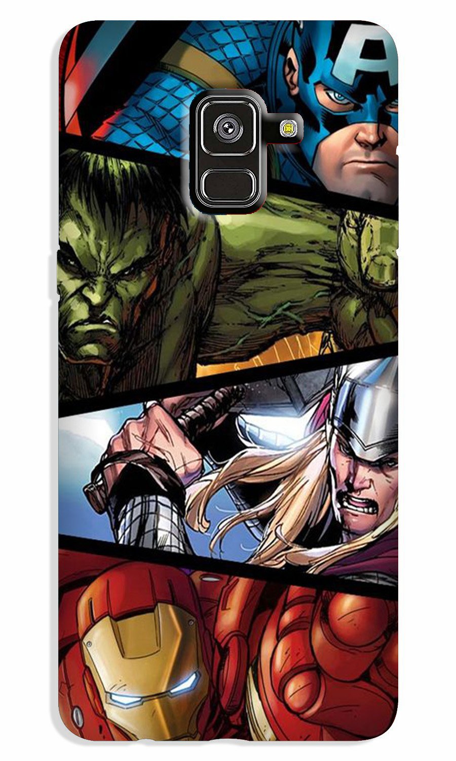 Avengers Superhero Case for Galaxy A8 Plus (Design - 124) Avengers Superhero Case for Galaxy A8 Plus (Design - 124)