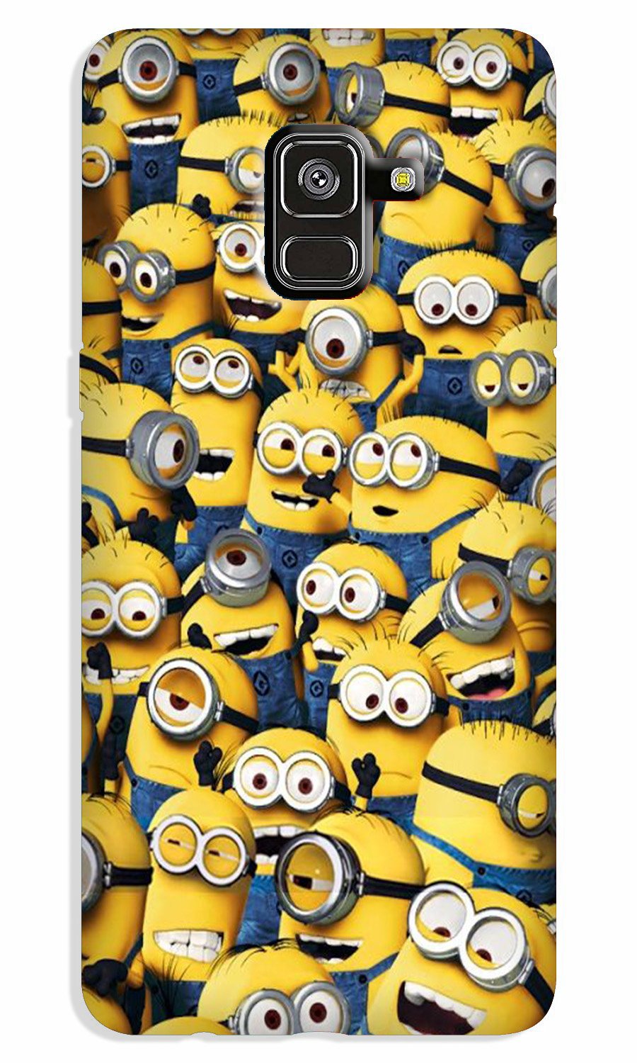 Minions Case for Galaxy A8 Plus (Design - 126) Minions Case for Galaxy A8 Plus (Design - 126)