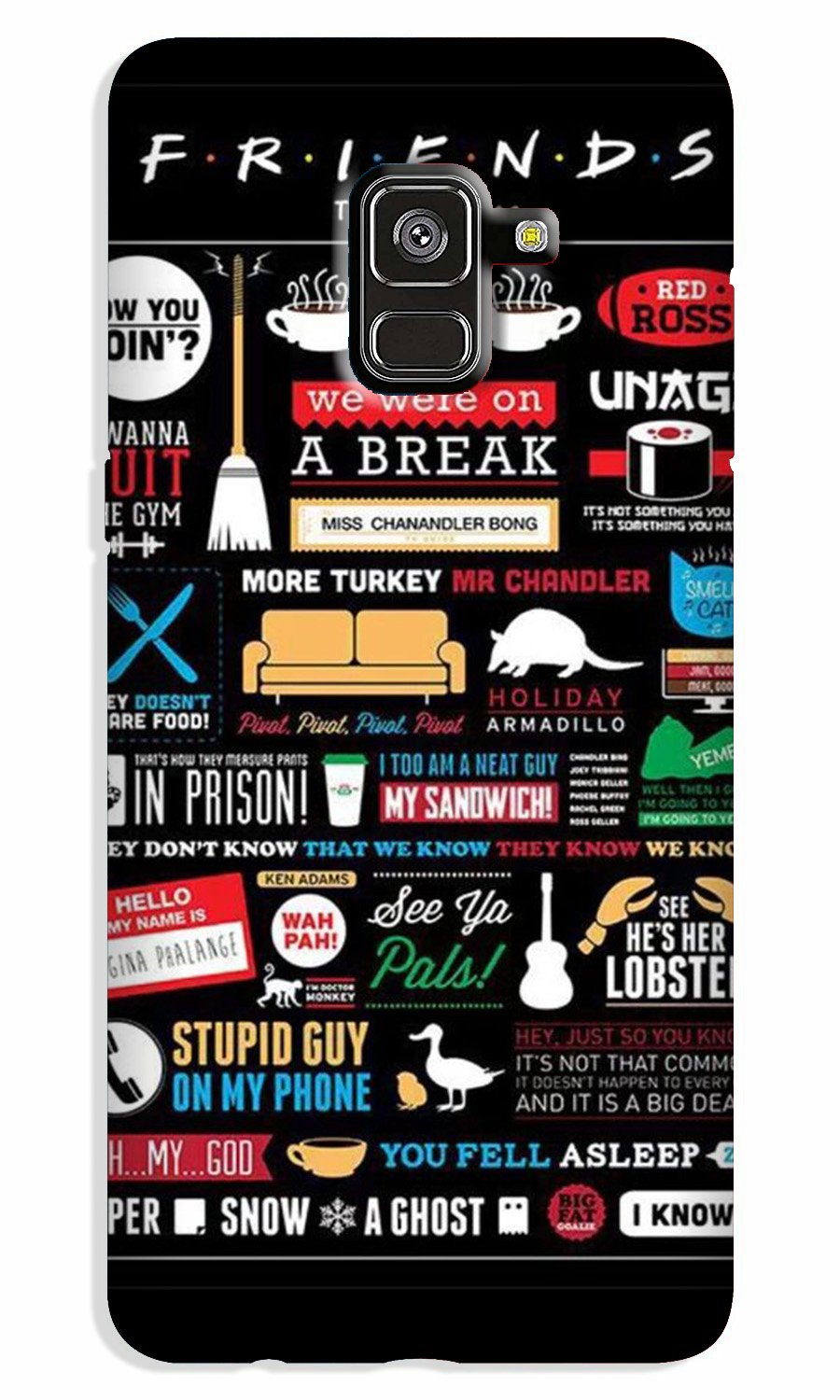 Friends Case for Galaxy A8 Plus (Design - 145) Friends Case for Galaxy A8 Plus (Design - 145)