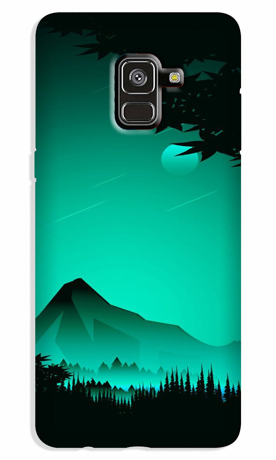 Moon Mountain Case for Galaxy A8 Plus (Design - 204) Moon Mountain Case for Galaxy A8 Plus (Design - 204)