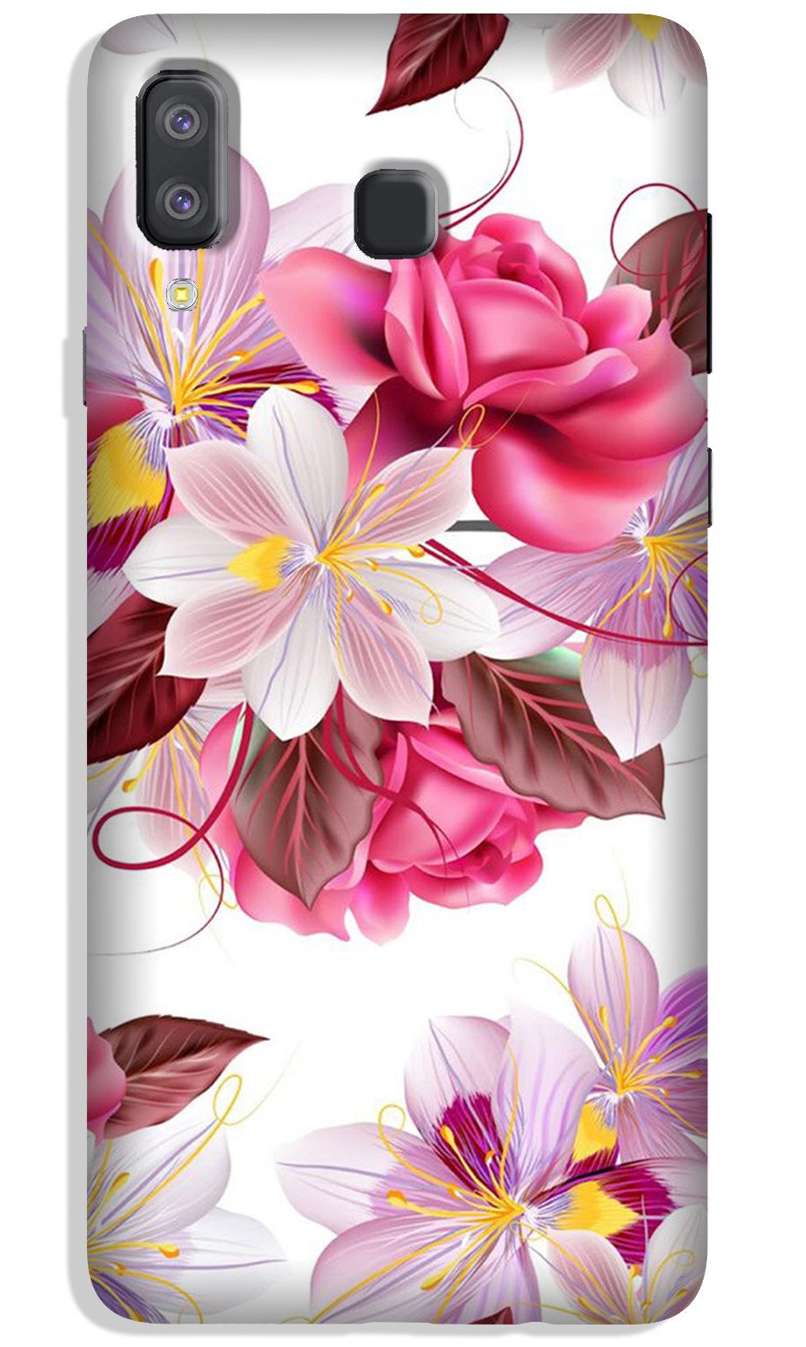 Beautiful flowers Case for Galaxy A8 Star Beautiful flowers Case for Galaxy A8 Star