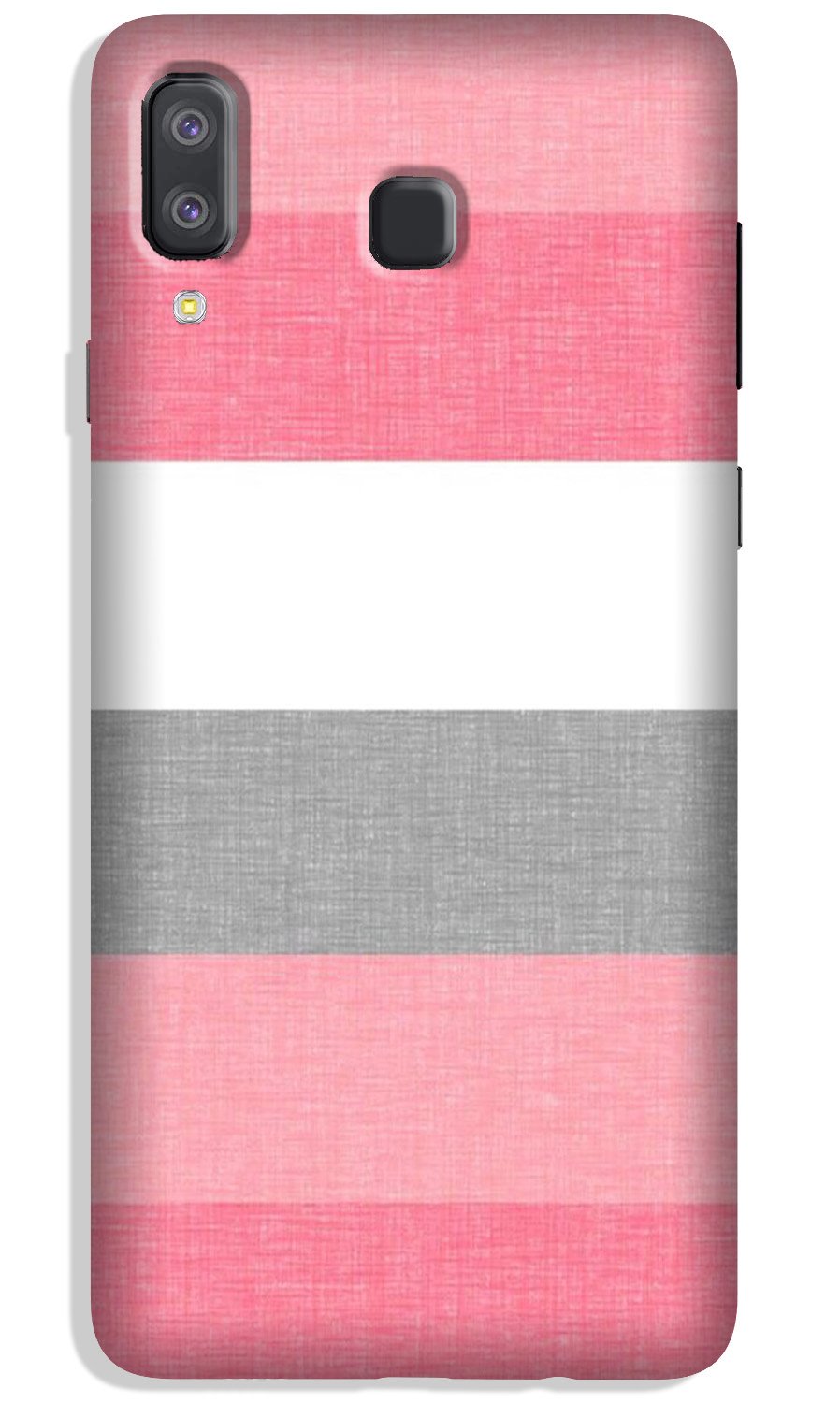 Pink white pattern Case for Galaxy A8 Star Pink white pattern Case for Galaxy A8 Star