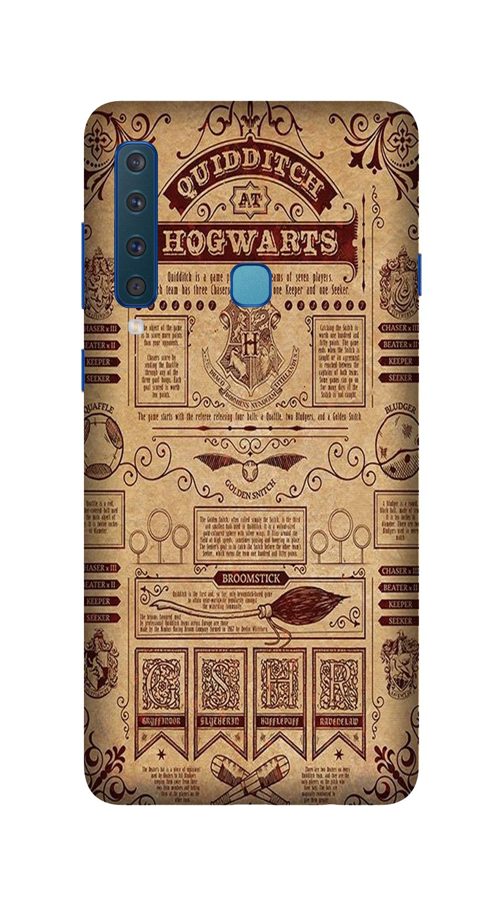 Hogwarts Mobile Back Case for Galaxy A9 2018 (Design - 304) Hogwarts Mobile Back Case for Galaxy A9 2018 (Design - 304)