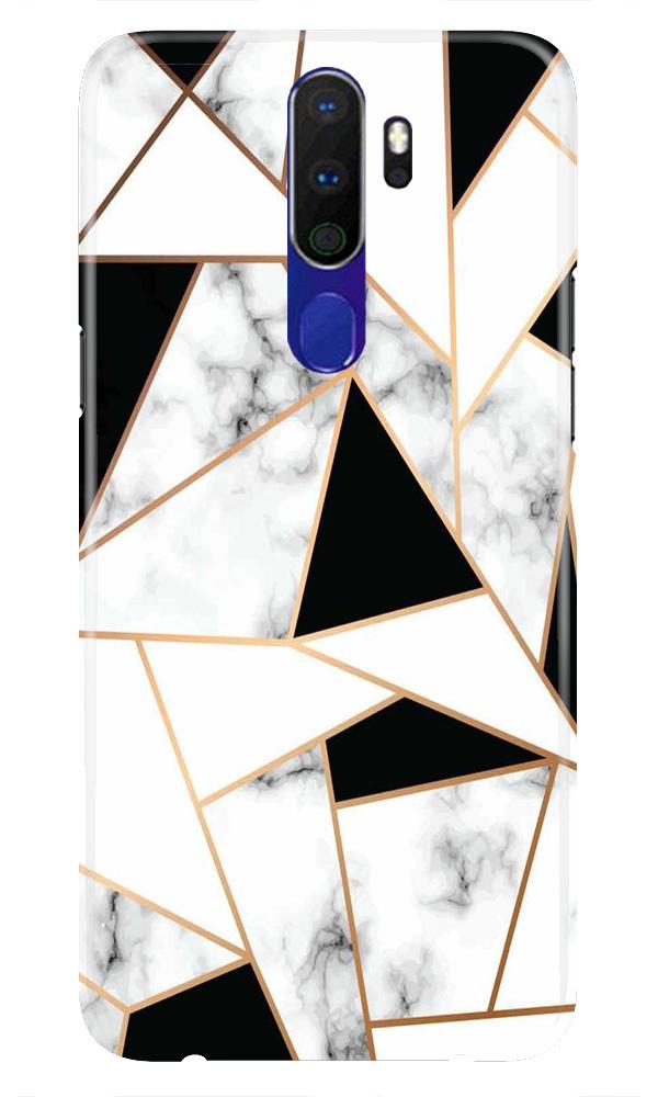 Marble Texture Mobile Back Case for Oppo A5 2020 (Design - 322)