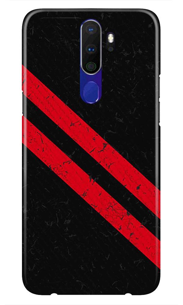 Black Red Pattern Mobile Back Case for Oppo A5 2020 (Design - 373) Black Red Pattern Mobile Back Case for Oppo A5 2020 (Design - 373)