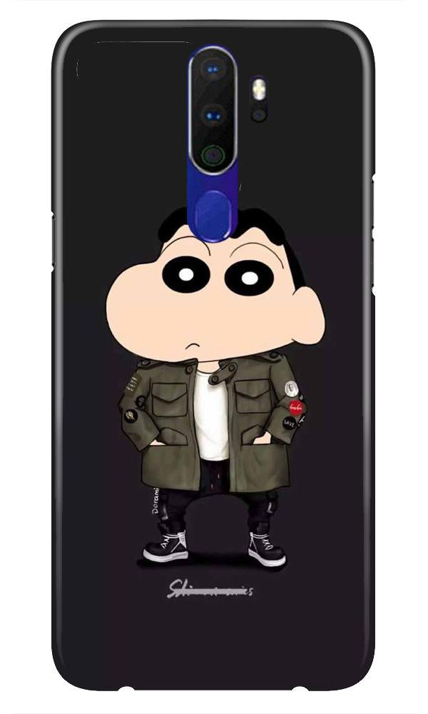 Shin Chan Mobile Back Case for Oppo A5 2020 (Design - 391)
