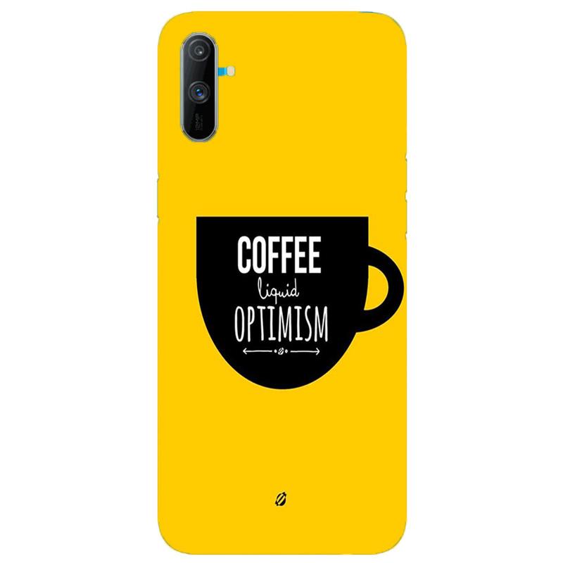 Coffee Optimism Mobile Back Case for Realme C3 (Design - 353) Coffee Optimism Mobile Back Case for Realme C3 (Design - 353)