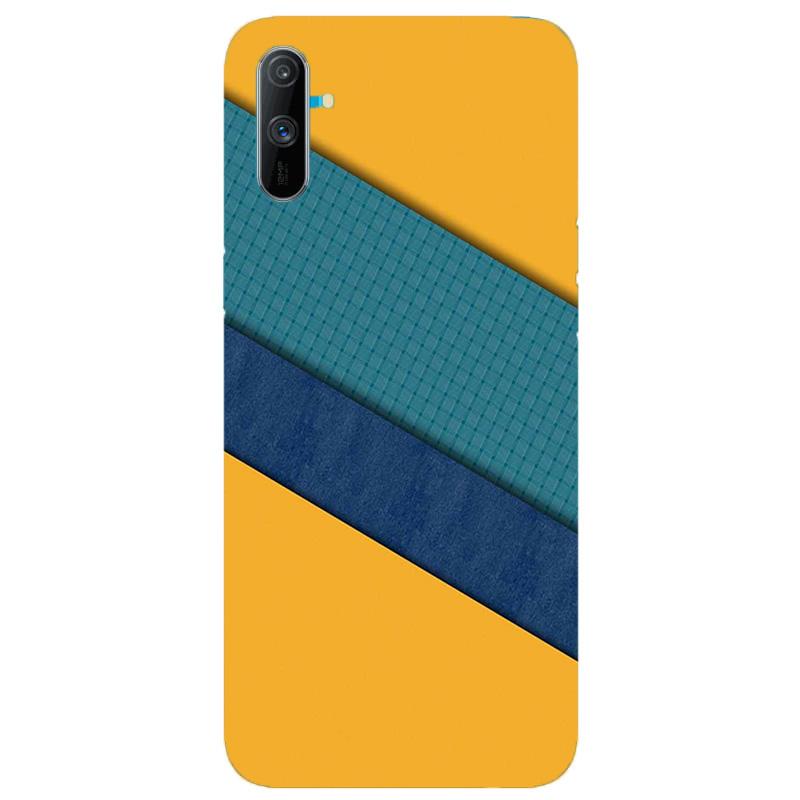 Diagonal Pattern Mobile Back Case for Realme C3 (Design - 370) Diagonal Pattern Mobile Back Case for Realme C3 (Design - 370)