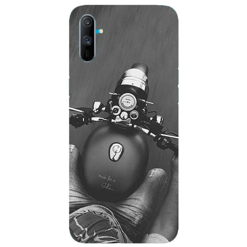 Royal Enfield Mobile Back Case for Realme C3 (Design - 382) Royal Enfield Mobile Back Case for Realme C3 (Design - 382)
