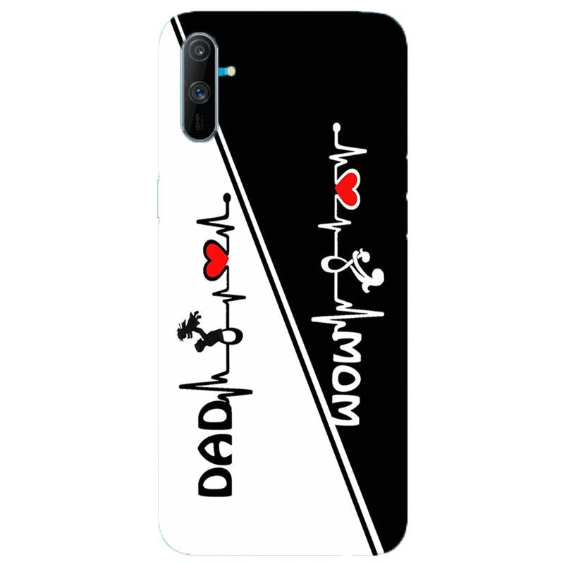 Love Mom Dad Mobile Back Case for Realme C3 (Design - 385) Love Mom Dad Mobile Back Case for Realme C3 (Design - 385)