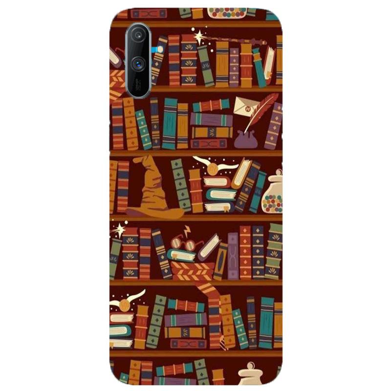 Book Shelf Mobile Back Case for Realme C3 (Design - 390) Book Shelf Mobile Back Case for Realme C3 (Design - 390)
