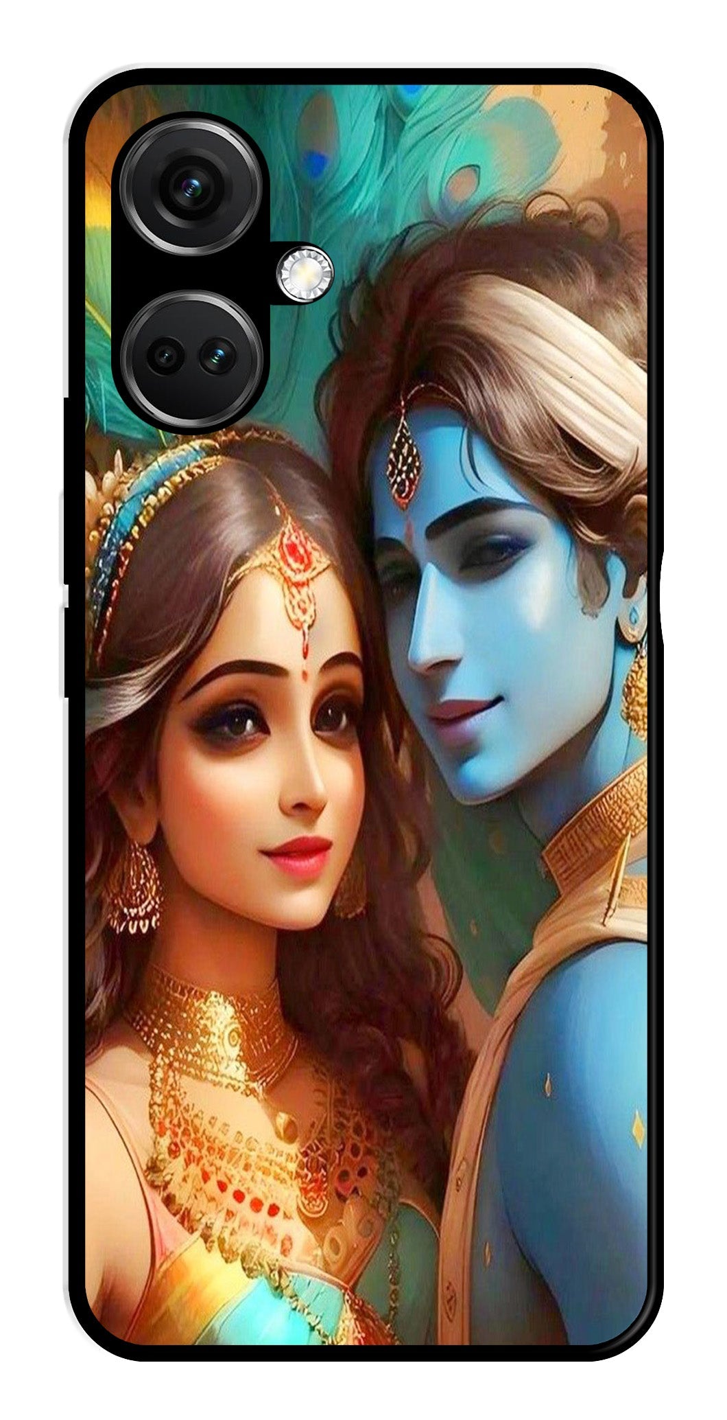 Lord Radha Krishna Metal Mobile Case for OnePlus Nord CE 3 5G Lord Radha Krishna Metal Mobile Case for OnePlus Nord CE 3 5G