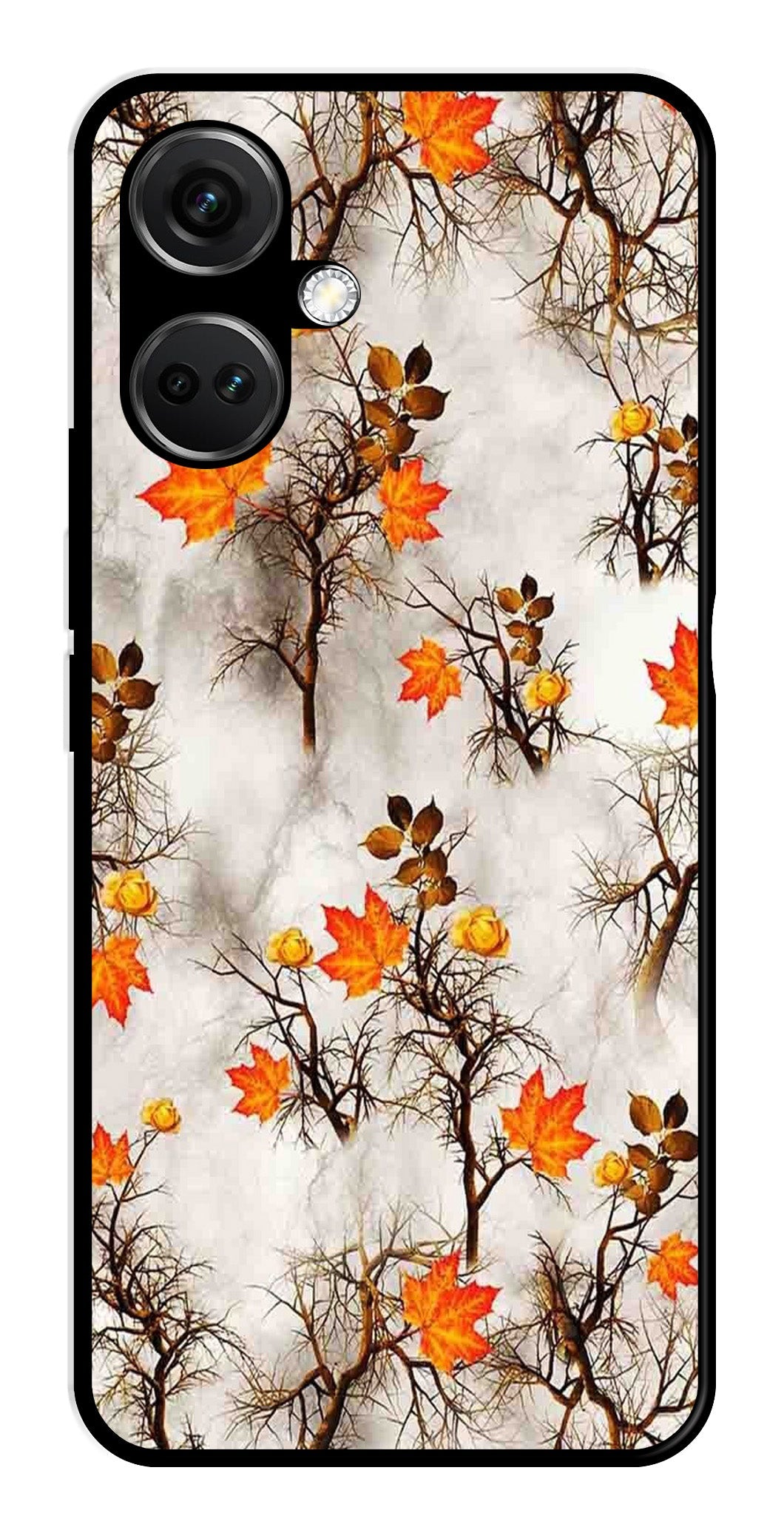 Autumn leaves Metal Mobile Case for OnePlus Nord CE 3 5G