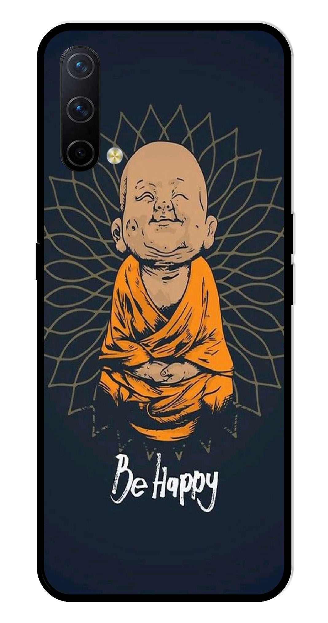 Be Happy Metal Mobile Case for OnePlus Nord CE 5G Be Happy Metal Mobile Case for OnePlus Nord CE 5G