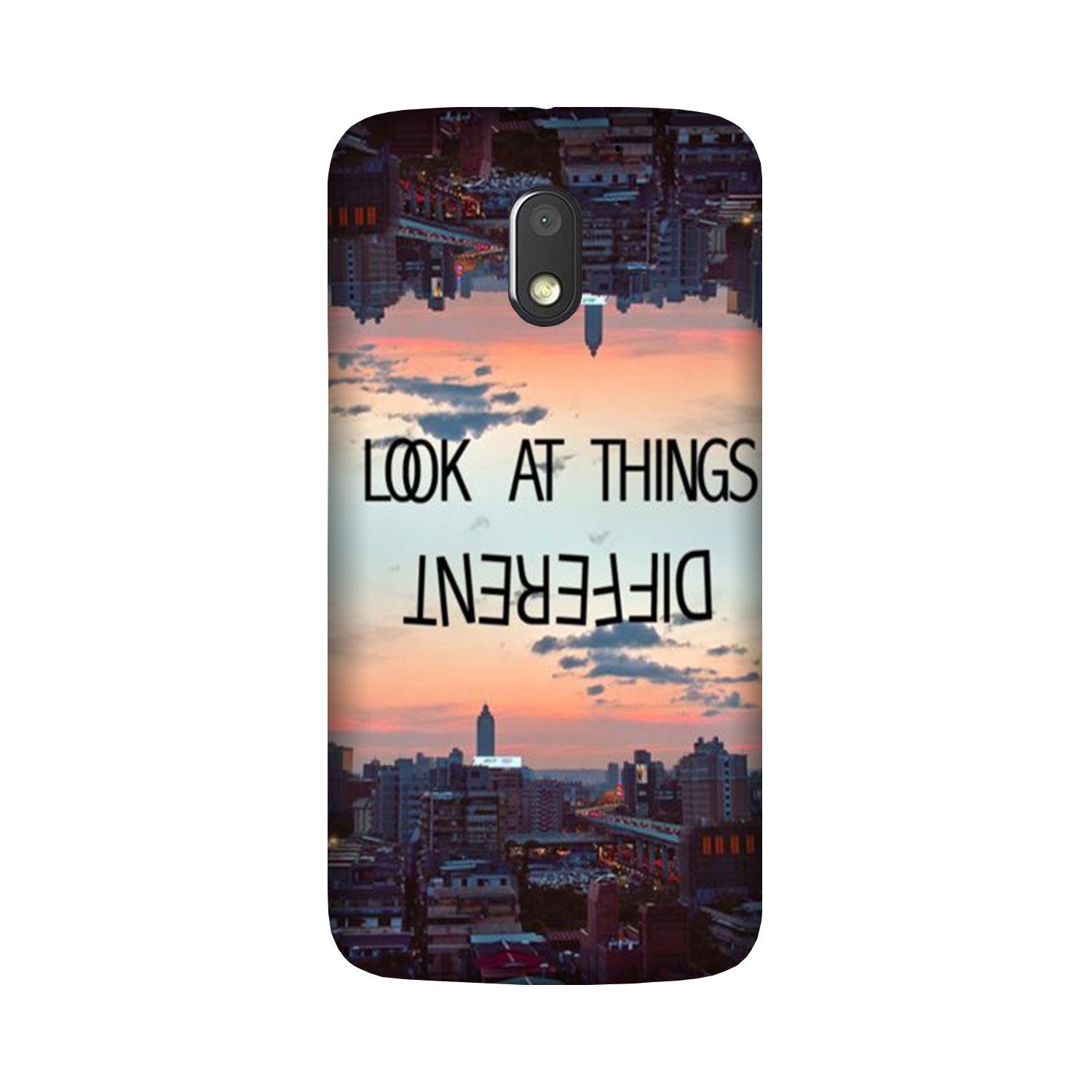 Look at things different Case for Moto E3 Power Look at things different Case for Moto E3 Power