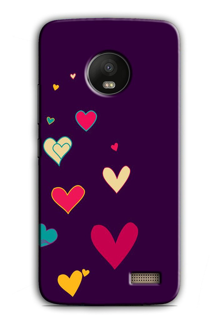 Purple Background Case for Moto E4 (Design - 107) Purple Background Case for Moto E4 (Design - 107)