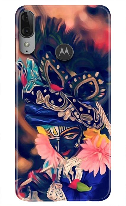 Lord Krishna Mobile Back Case for Moto E6s (Design - 16) Lord Krishna Case for Moto E6s