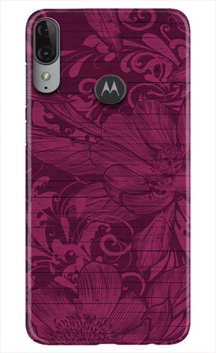 Purple Backround Mobile Back Case for Moto E6s (Design - 22) Purple Backround Case for Moto E6s