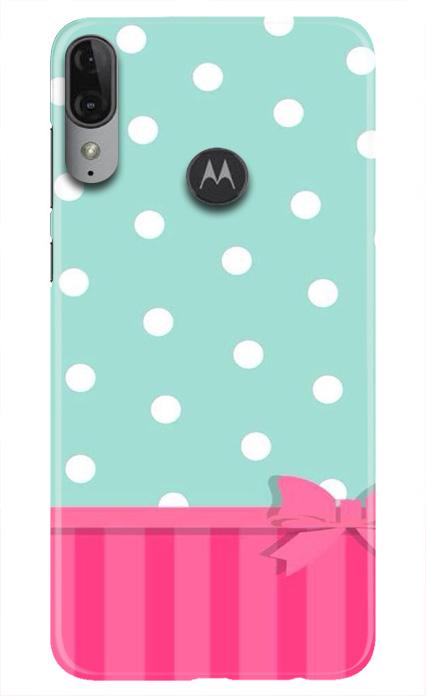 Gift Wrap Mobile Back Case for Moto E6s (Design - 30) Gift Wrap Case for Moto E6s