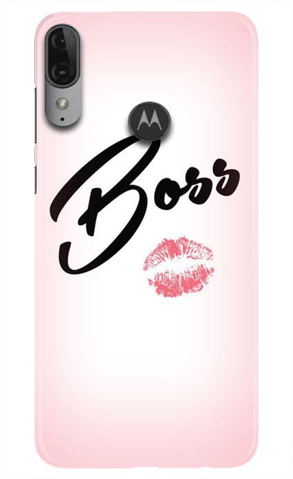 Boss Mobile Back Case for Moto E6s (Design - 59) Boss Case for Moto E6s