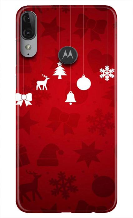 Christmas Mobile Back Case for Moto E6s (Design - 78) Christmas Case for Moto E6s