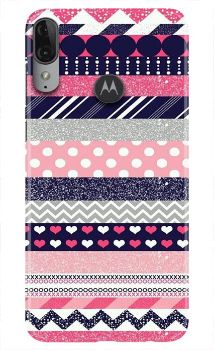 Pattern3 Mobile Back Case for Moto E6s (Design - 90) Pattern3 Case for Moto E6s