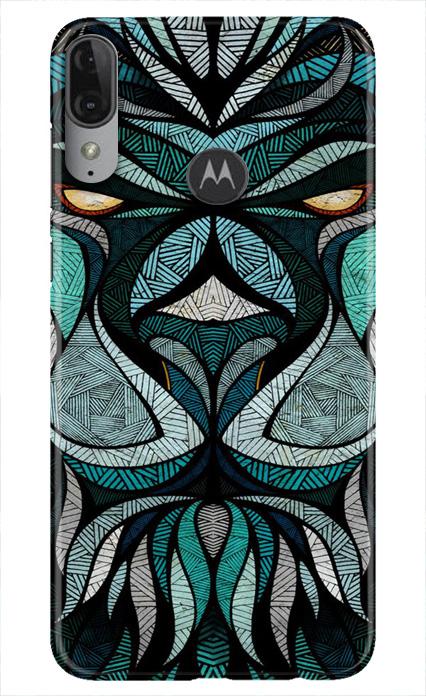 Lion Mobile Back Case for Moto E6s (Design - 97) Lion Case for Moto E6s