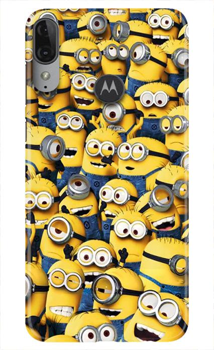 Minions Mobile Back Case for Moto E6s (Design - 126) Minions Case for Moto E6s (Design - 126)