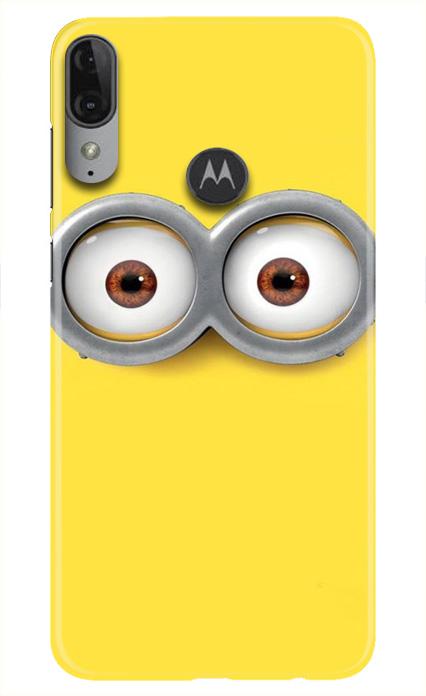 Minions Mobile Back Case for Moto E6s (Design - 128) Minions Case for Moto E6s (Design - 128)
