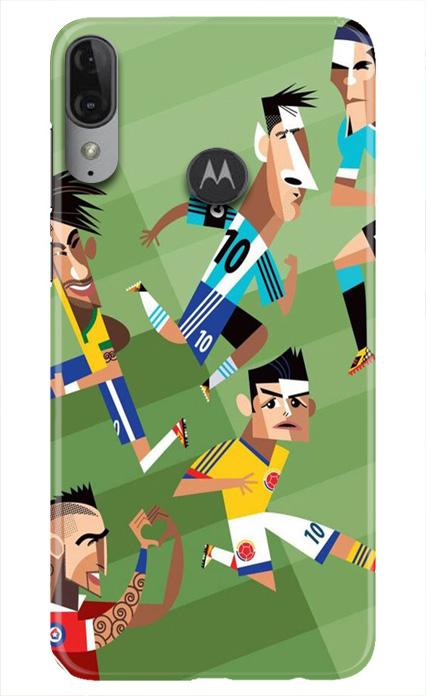 Football Mobile Back Case for Moto E6s (Design - 166) Football Case for Moto E6s (Design - 166)