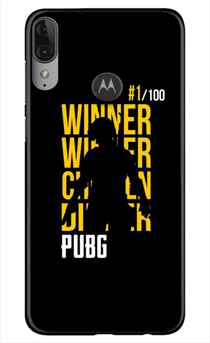 Pubg Winner Winner Mobile Back Case for Moto E6s (Design - 177) Pubg Winner Winner Case for Moto E6s (Design - 177)