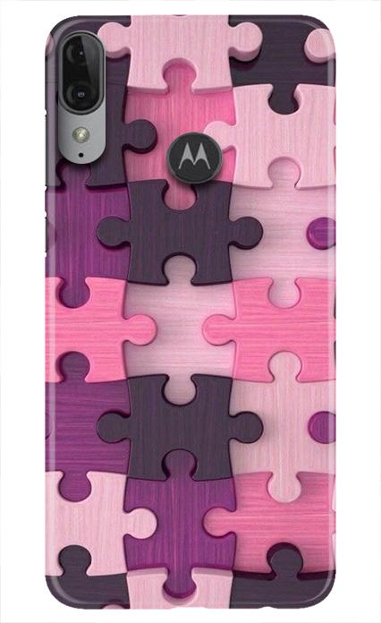 Puzzle Mobile Back Case for Moto E6s (Design - 199) Puzzle Case for Moto E6s (Design - 199)