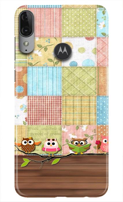 Owls Mobile Back Case for Moto E6s (Design - 202) Owls Case for Moto E6s (Design - 202)