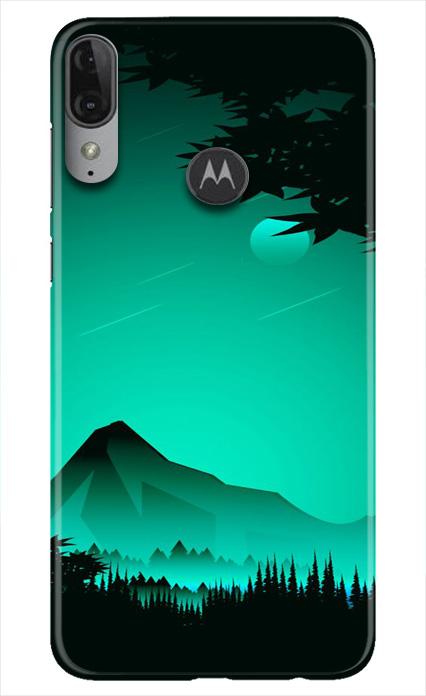 Moon Mountain Mobile Back Case for Moto E6s (Design - 204) Moon Mountain Case for Moto E6s (Design - 204)
