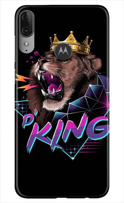 Lion King Mobile Back Case for Moto E6s (Design - 219) Lion King Case for Moto E6s (Design No. 219)