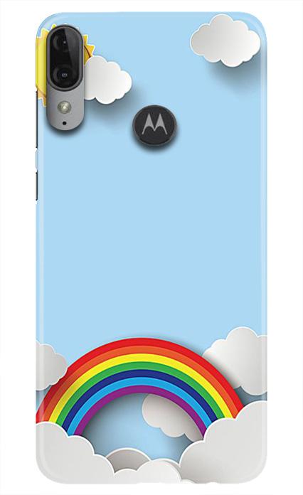 Rainbow Mobile Back Case for Moto E6s (Design - 225) Rainbow Case for Moto E6s (Design No. 225)