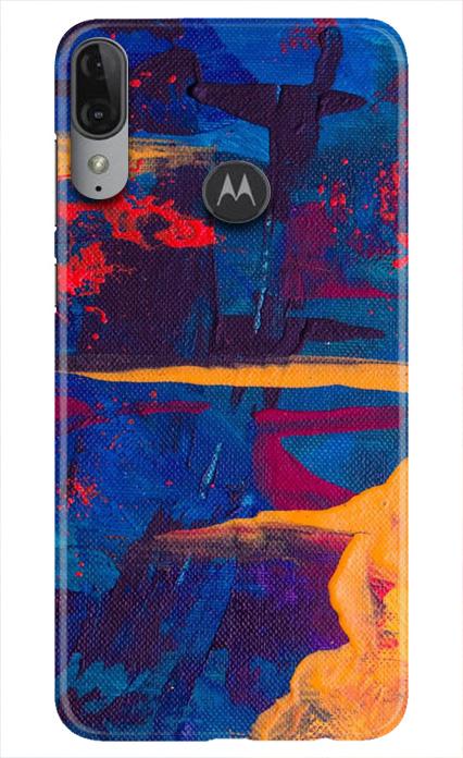 Modern Art Mobile Back Case for Moto E6s (Design - 238) Modern Art Case for Moto E6s (Design No. 238)