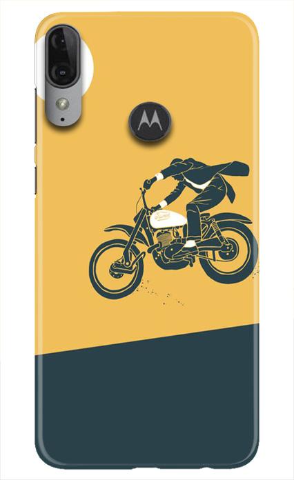 Bike Lovers Mobile Back Case for Moto E6s (Design - 256) Bike Lovers Case for Moto E6s (Design No. 256)