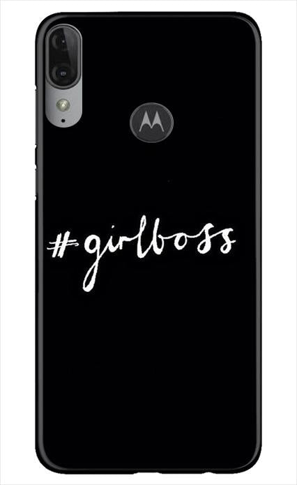 #GirlBoss Mobile Back Case for Moto E6s (Design - 266) #GirlBoss Case for Moto E6s (Design No. 266)