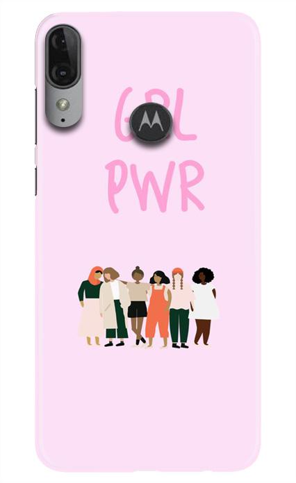 Girl Power Mobile Back Case for Moto E6s (Design - 267) Girl Power Case for Moto E6s (Design No. 267)