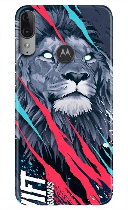Lion Mobile Back Case for Moto E6s (Design - 278) Lion Case for Moto E6s (Design No. 278)