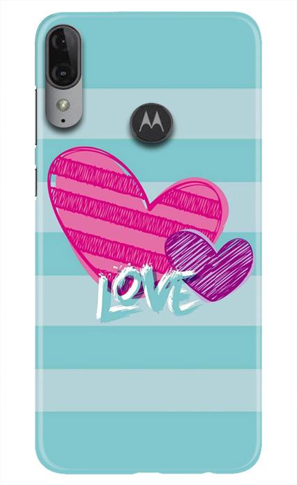 Love Mobile Back Case for Moto E6s (Design - 299) Love Case for Moto E6s (Design No. 299)