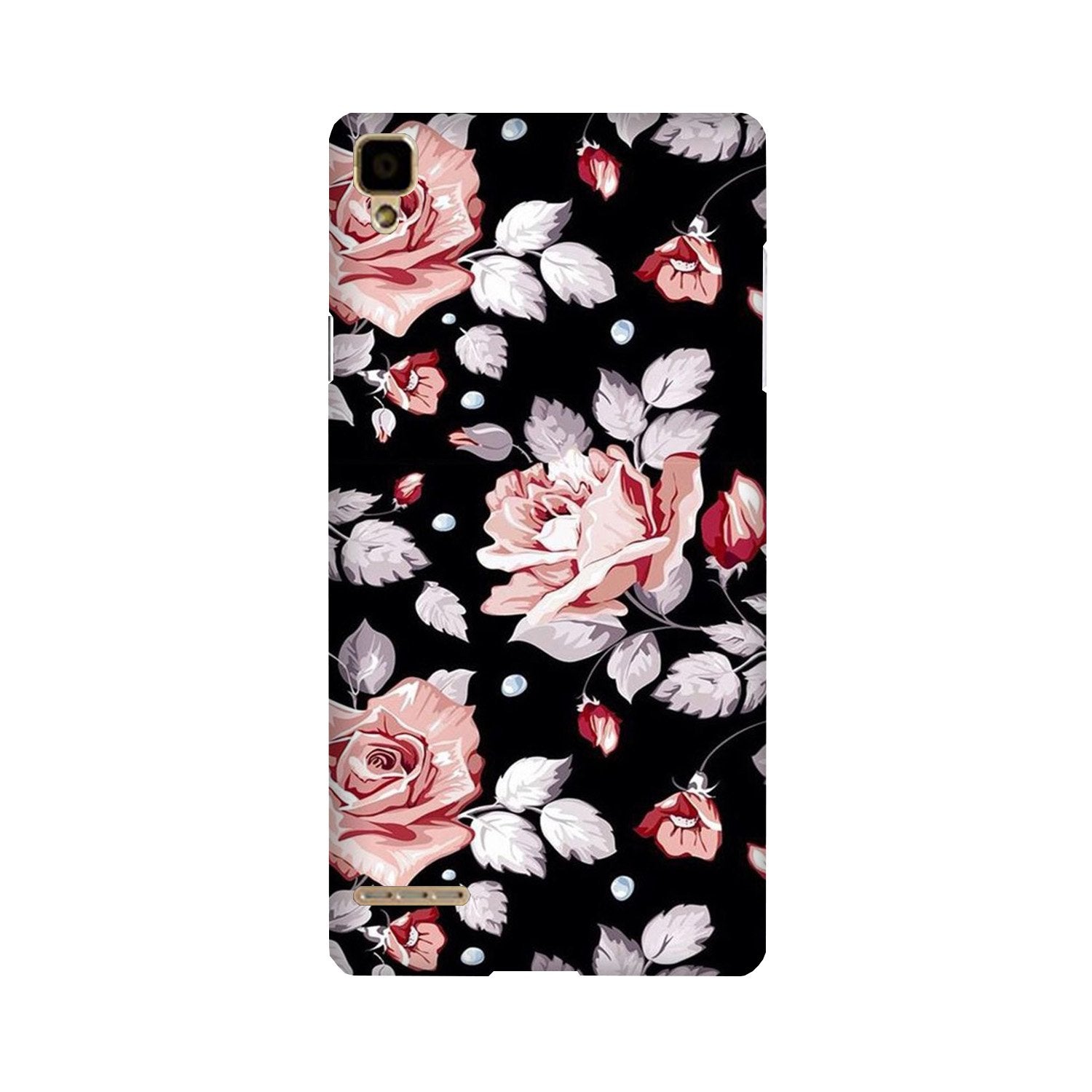 Pink rose Case for Oppo F1 Pink rose Case for Oppo F1